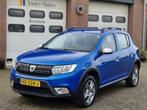 Dacia Sandero 0.9 TCe Stepway Automaat Trekhaak-navigatie, Auto's, Dacia, 898 cc, Stof, Blauw, Origineel Nederlands