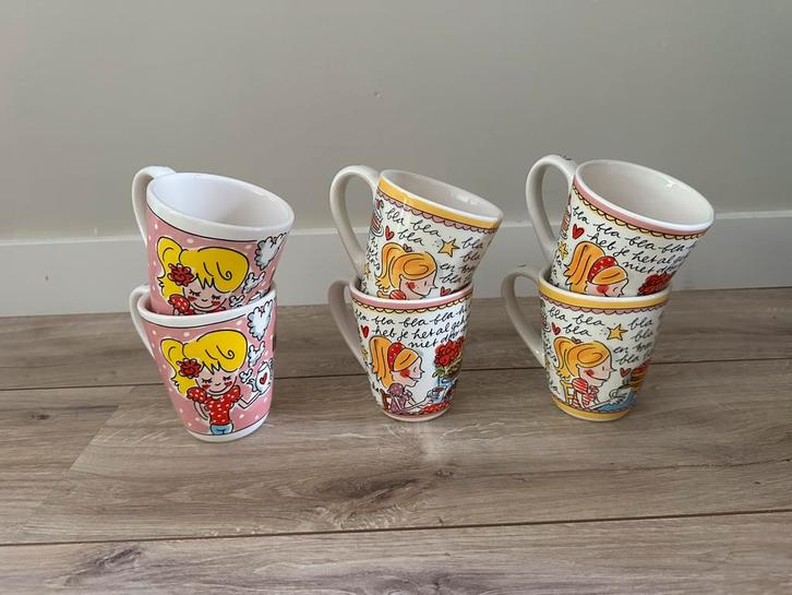 6 mokken 0,35 ml - Blond Amsterdam Servies, Huis en Inrichting, Keuken | Servies, Zo goed als nieuw, Bord(en), Wedgwood, Aardewerk