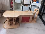 Houten garage, Kinderen en Baby's, Speelgoed | Houten speelgoed, Ophalen, Gebruikt, Overige typen