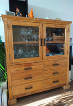 Prachtige acaciahouten buffetkast, Ophalen, 100 tot 150 cm, 25 tot 50 cm, Overige houtsoorten