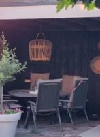 HARTMAN Triangular tuintafel met 6 verstelbare stoelen, Tuin en Terras, Tuinsets en Loungesets, Gebruikt, Ophalen