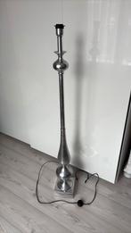 Zilverkleurige klassieke vloerlamp voor brede fitting, Ophalen, Zo goed als nieuw, Metaal, 100 tot 150 cm