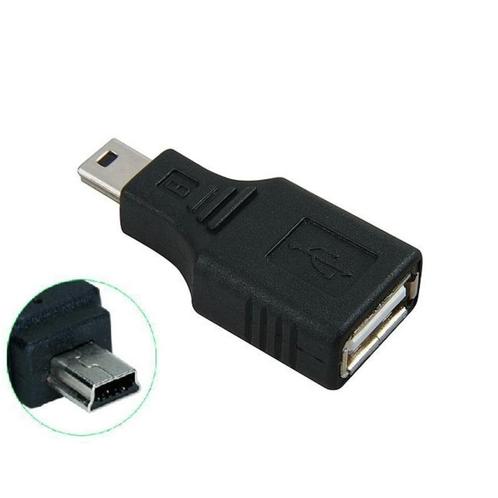 USB Female <-> Mini-USB Male adapter (mèt Gratis Verzending), Computers en Software, Pc- en Netwerkkabels, Nieuw, Verzenden