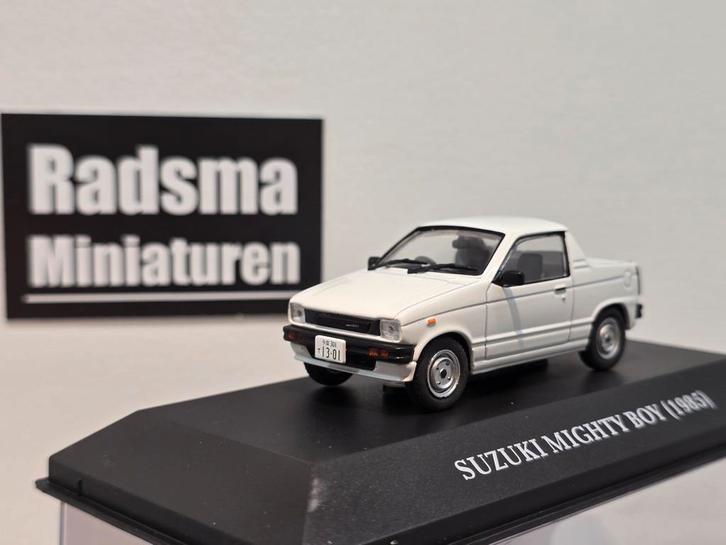 Suzuki Mighty Boy 1985 - Wit - 1:43 Ixo Altaya, Hobby en Vrije tijd, Modelauto's | 1:43, Nieuw, Auto, Overige merken, Ophalen of Verzenden