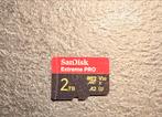 SanDisk Extreme PRO 2TB MicroSDXC Kaart - Nieuw, 1 TB of meer, Nieuw, Ophalen of Verzenden, Smartphone