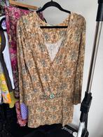 Isla Ibiza Bonita zomerse midi jurk met print, Isla Ibiza Bonita, Beige, Maat 42/44 (L), Isla Ibiza Bonita