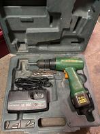 Hitachi 9.6v boor / schroefmachine in koffer, Ophalen, Gebruikt, Boor- en Schroefmachine