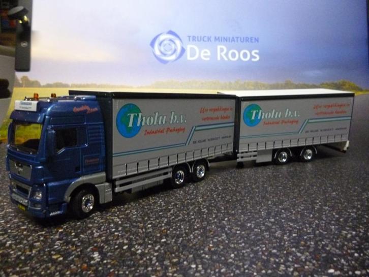 WSI MAN Tholu combi met certificaat, Hobby en Vrije tijd, Modelauto's | 1:50, Nieuw, Bus of Vrachtwagen, Wsi, Verzenden