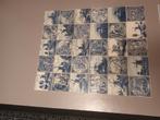 30 Delftsblauwe Handpianted wandtegels/sier tegels, Antiek en Kunst, Ophalen of Verzenden