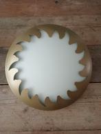 Plafondlamp 32 cm zon, messing/goud, Huis en Inrichting, Lampen | Plafondlampen, Ophalen of Verzenden, Zo goed als nieuw