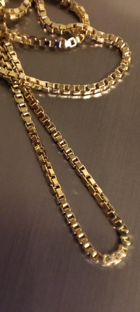 Gouden ketting 14k, Sieraden, Tassen en Uiterlijk, Kettingen, Zo goed als nieuw, Goud, Goud, Ophalen