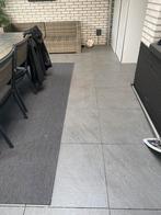 60x60 antraciet keramisch 10mm op piepschuim, Ophalen, Gebruikt, Keramiek, Terrastegels