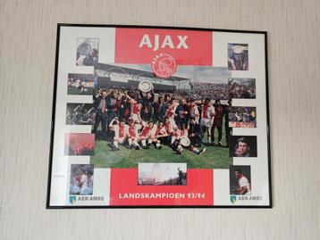ajax wanddecoratie  kampioenschap 94/95 beschikbaar voor biedingen
