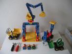 60 delige set met Duplo Toolo bouwplaats + 3587 en 3588, Ophalen of Verzenden, Gebruikt, Complete set, Duplo