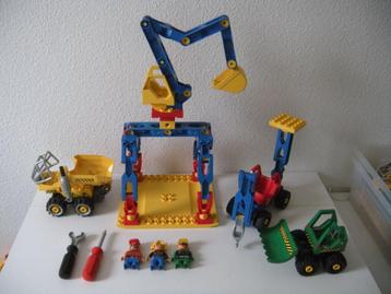 60 delige set met Duplo Toolo bouwplaats + 3587 en 3588  beschikbaar voor biedingen