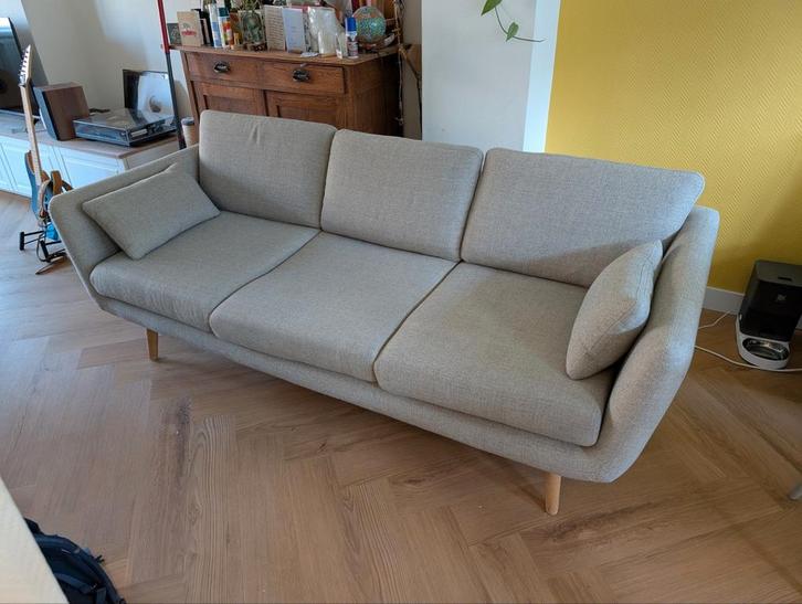 Stijlvolle SofaCompany bank, Huis en Inrichting, Banken | Bankstellen, Gebruikt, Rechte bank, Driepersoons, 200 tot 250 cm, 75 tot 100 cm