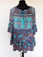 NIEUWE BOHO - prachtige blauwe tuniek blouse 44, Kleding | Dames, Blouses en Tunieken, Maat 42/44 (L), Nieuw, BOHO, Verzenden