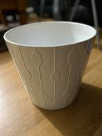 Planten Pot wit Porselein van ikea(28X26), Rond, Zo goed als nieuw, Minder dan 40 cm, Balkon