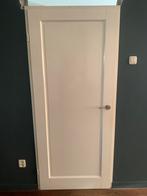 Opdekdeur massief links 83x201,5, Doe-het-zelf en Verbouw, Deuren en Horren, Ophalen, 80 tot 100 cm, Binnendeur, Zo goed als nieuw