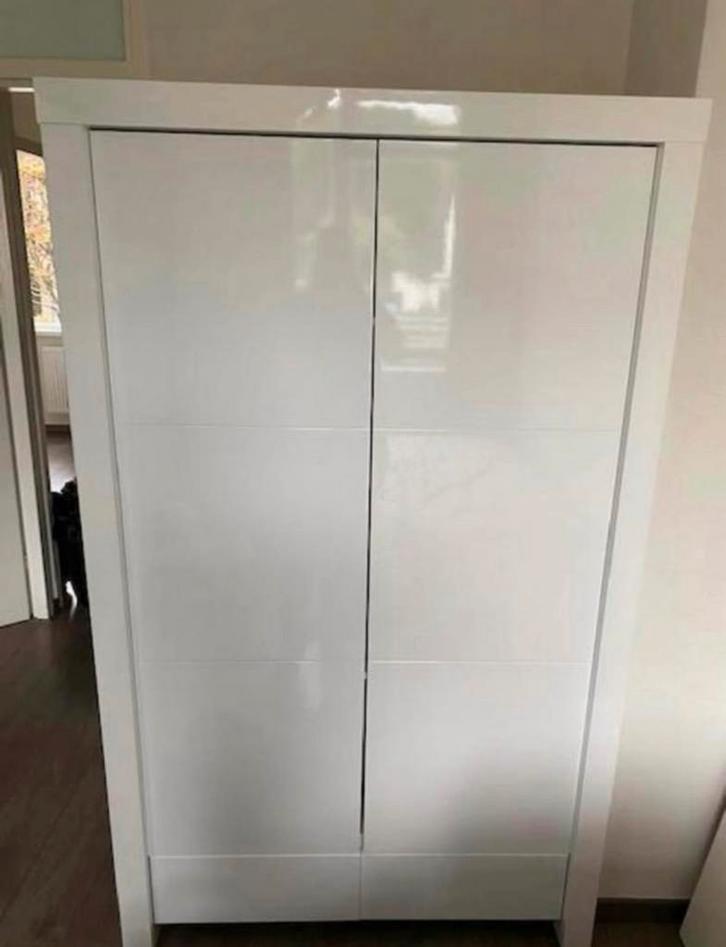 Kidsmill Alaska kledingkast hoogglans wit, Huis en Inrichting, Kasten | Kledingkasten, Zo goed als nieuw, 150 tot 200 cm, 100 tot 150 cm