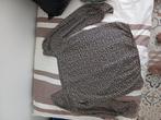 gratis strapless blouse panterprint M bij overname winterjas, Maat 38/40 (M), Bonprix, Zwart, Nieuw
