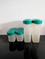 Tupperware kruiden potjes, kruiden busjes., Ophalen of Verzenden, Gebruikt, Groen, Bus of Trommel