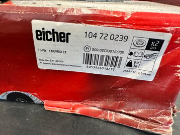 Eicher remschijven - nieuw in doos (Chevrolet) beschikbaar voor biedingen
