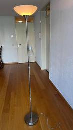 Staande lamp met leeslamp halogeen, Ophalen, Zo goed als nieuw, Glas, Modern