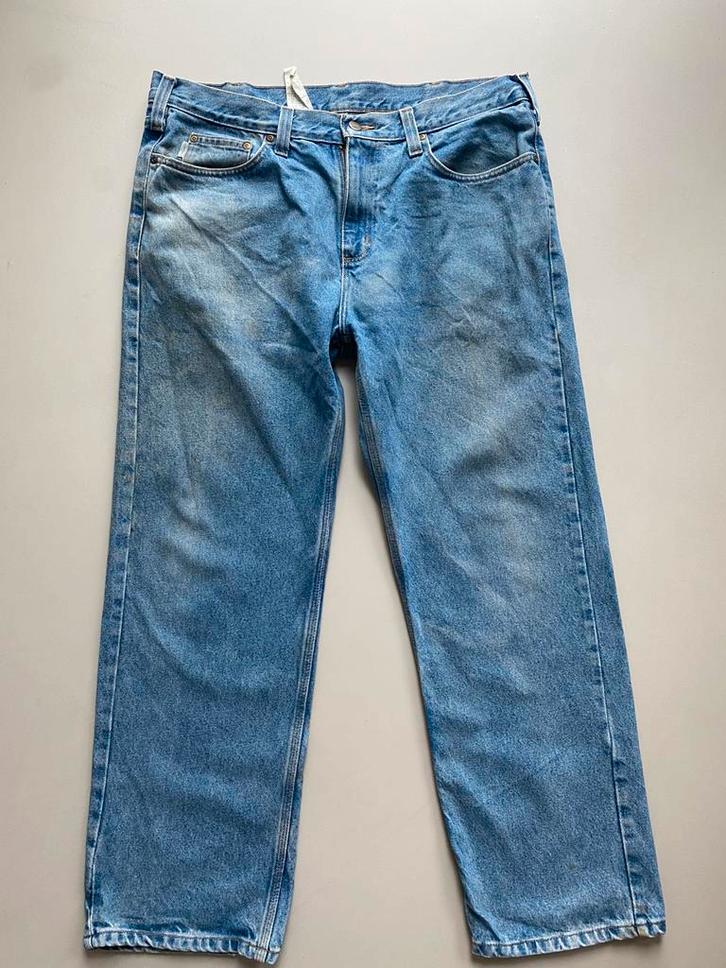Carhartt Baggy Spijkerbroek, Kleding | Dames, Spijkerbroeken en Jeans, Zo goed als nieuw, W30 - W32 (confectie 38/40), Blauw, Ophalen of Verzenden