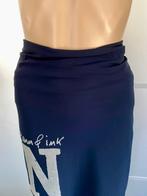 J320 Penn&Ink maat M=38/40 rok rokje travelstof donker-blauw, Kleding | Dames, Rokken, Maat 38/40 (M), Blauw, Penn and Ink, Ophalen of Verzenden