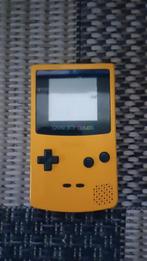 Gameboy coler yellow met game, Spelcomputers en Games, Gebruikt, Game Boy Color, Ophalen, Met games