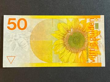 50 gulden Zonnebloem uit 1982 🇳🇱 beschikbaar voor biedingen