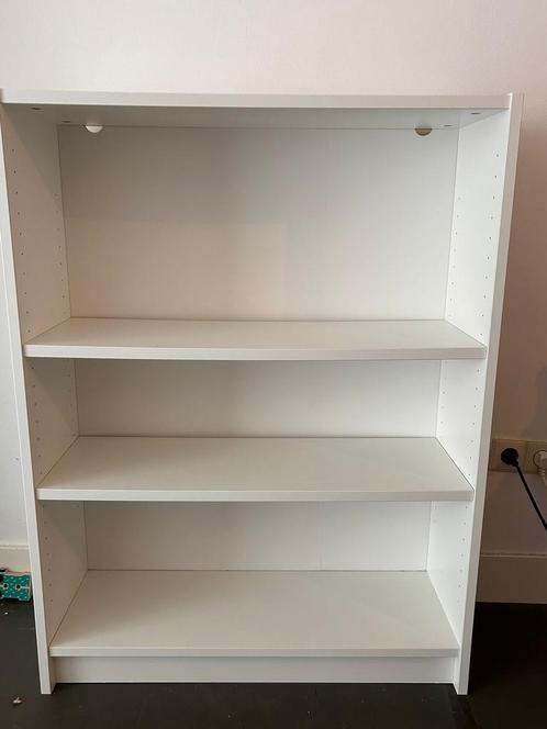 Witte IKEA Billy boekenkast, Huis en Inrichting, Kasten | Boekenkasten, Zo goed als nieuw, 50 tot 100 cm, 200 cm of meer, 25 tot 50 cm