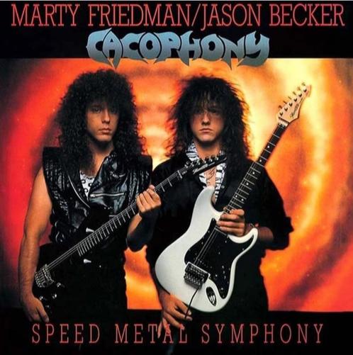 Marty Friedman/Jason Becker- Cacophony 1987 Vinyl, Cd's en Dvd's, Vinyl | Hardrock en Metal, Zo goed als nieuw, Ophalen of Verzenden
