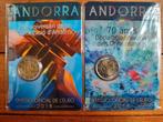 Andorra 2 x 2 euro 2018 BU, Postzegels en Munten, Munten | Europa | Euromunten, Ophalen of Verzenden, Overige landen, 2 euro
