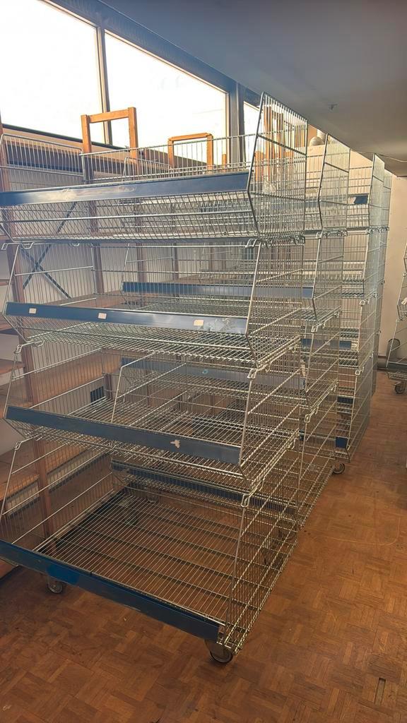 Stapelmanden verrijdbaar, Huis en Inrichting, Kasten | Stellingkasten, Ophalen of Verzenden