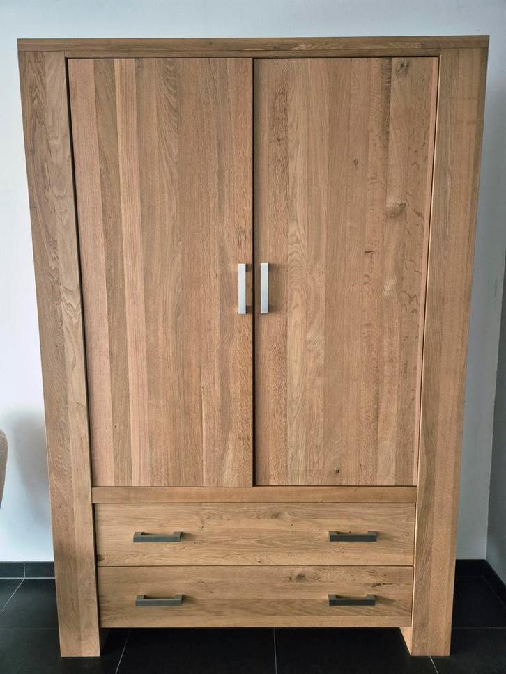Kast woonkamer massief gestoomd eiken, Huis en Inrichting, Kasten | Overige, Gebruikt, Ophalen