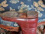 ANTIEKE FRANSE RIJLAARZEN met houten mal, Ophalen of Verzenden