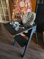 Stokke steps compleet incl. placemat. Zwart, grijs, cloud., Kinderen en Baby's, Ophalen, Gebruikt, Meegroeistoel