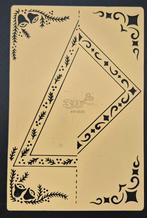 Metalen sjabloon - Kersthuisje versieren, Verzenden, Zo goed als nieuw, Decoratie