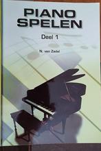 Piano spelen  - deel 1  - N. van Zadel   (cursus piano), Gebruikt, Klassiek, Les of Cursus, Ophalen of Verzenden