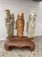 Chinese Wijzen Beeld - Steen - Decoratie Kunstwerk, Ophalen of Verzenden