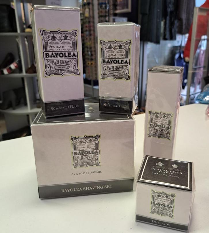 Penhaligon’s Bayolea Shaving Set NIEUW & COMPLEET art 49951, Sieraden, Tassen en Uiterlijk, Uiterlijk | Gezichtsverzorging, Nieuw