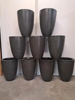 Nieuwe kunstof bloempotten, ongebruikt!, Ophalen, Kunststof, Rond, Nieuw