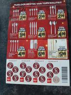 Vomar zegels voor Berghoff bestek bijna 4 zegel kaartje, Verzamelen, Supermarktacties, Ophalen of Verzenden