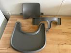 Stokke Tripp Trapp babyset grijs incl. tafelblad / tray, Kinderen en Baby's, Kinderstoelen, Ophalen of Verzenden, Zo goed als nieuw