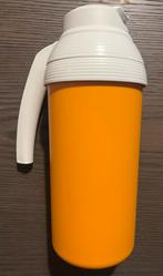 Tupperware thermoskan 1 liter oranje/wit, Ophalen of Verzenden, Gebruikt, Wit, Beker of Kan