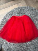 Rode tule rok, Ophalen of Verzenden, Zo goed als nieuw, Maat 38/40 (M), Carnaval