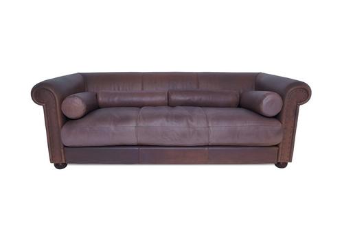 Baxter Bank refurbished, Huis en Inrichting, Banken | Bankstellen, Gebruikt, Rechte bank, Driepersoons, 200 tot 250 cm, 100 tot 125 cm