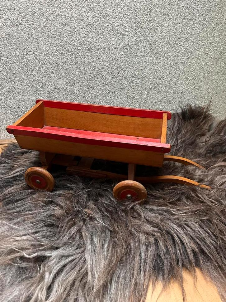 Antieke bolderkar speelgoed, Antiek en Kunst, Antiek | Speelgoed, Ophalen of Verzenden